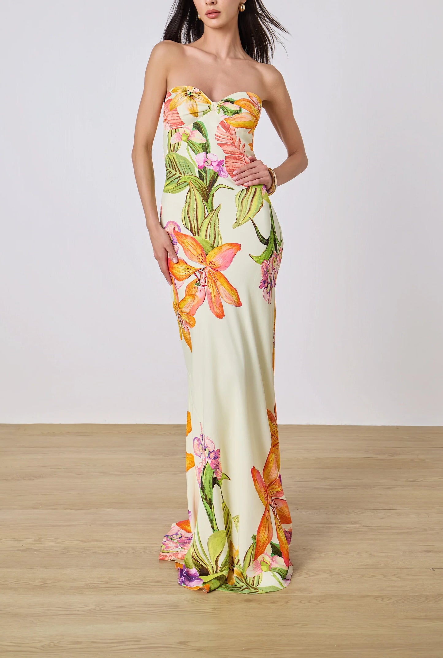 Dior Strapless Maxi Dress