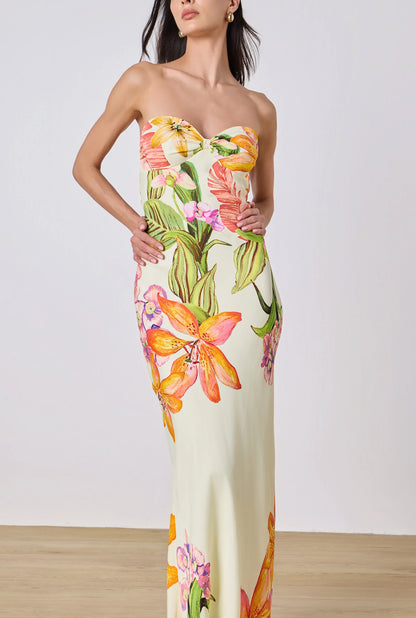 Dior Strapless Maxi Dress