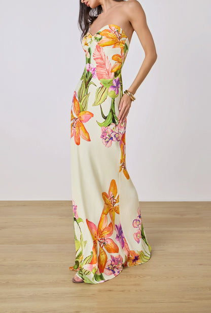 Dior Strapless Maxi Dress