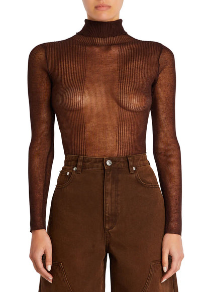 Piper Top in Ash Brown