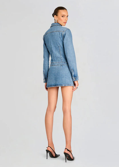 Arizona Mini Dress in River - FINAL SALE