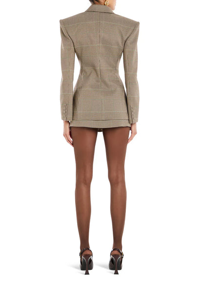 SEROYA Jennifer Blazer in British Plaid