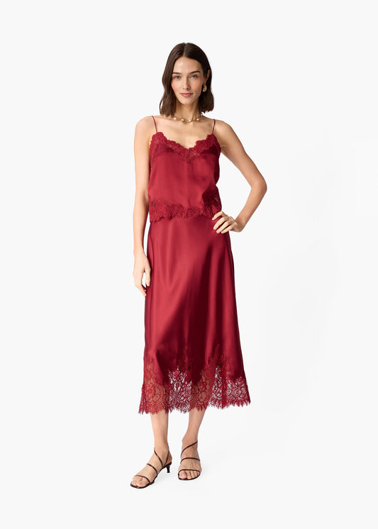 Malena Silk Camisole Compote