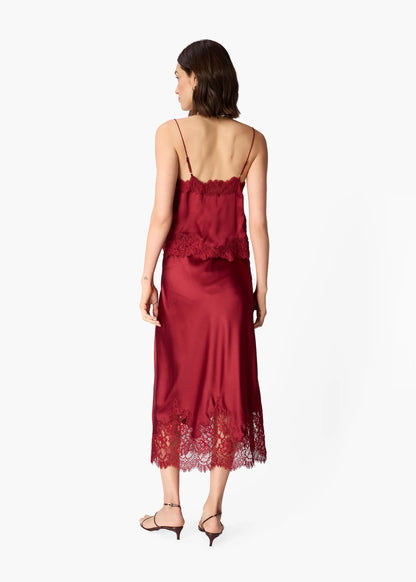 Malena Silk Camisole Compote