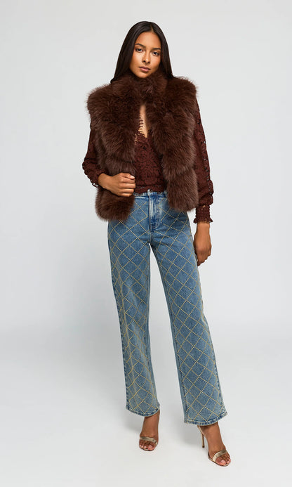 Rosario Faux Fur Vest