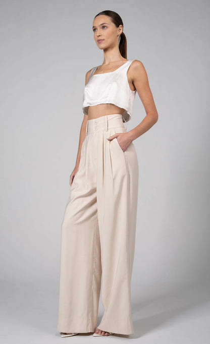 Paige Pant in Oat