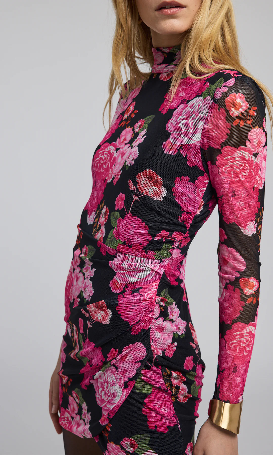 leo mesh dress Generation Love Talulla Dress - Black Floral