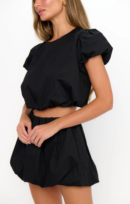 Show Me Your Mumu - Highland Bubble Skort in Black