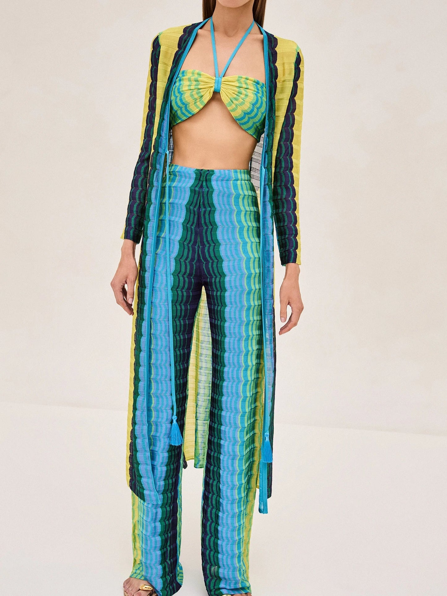 Retti Robe in Blue Multi - FINAL SALE