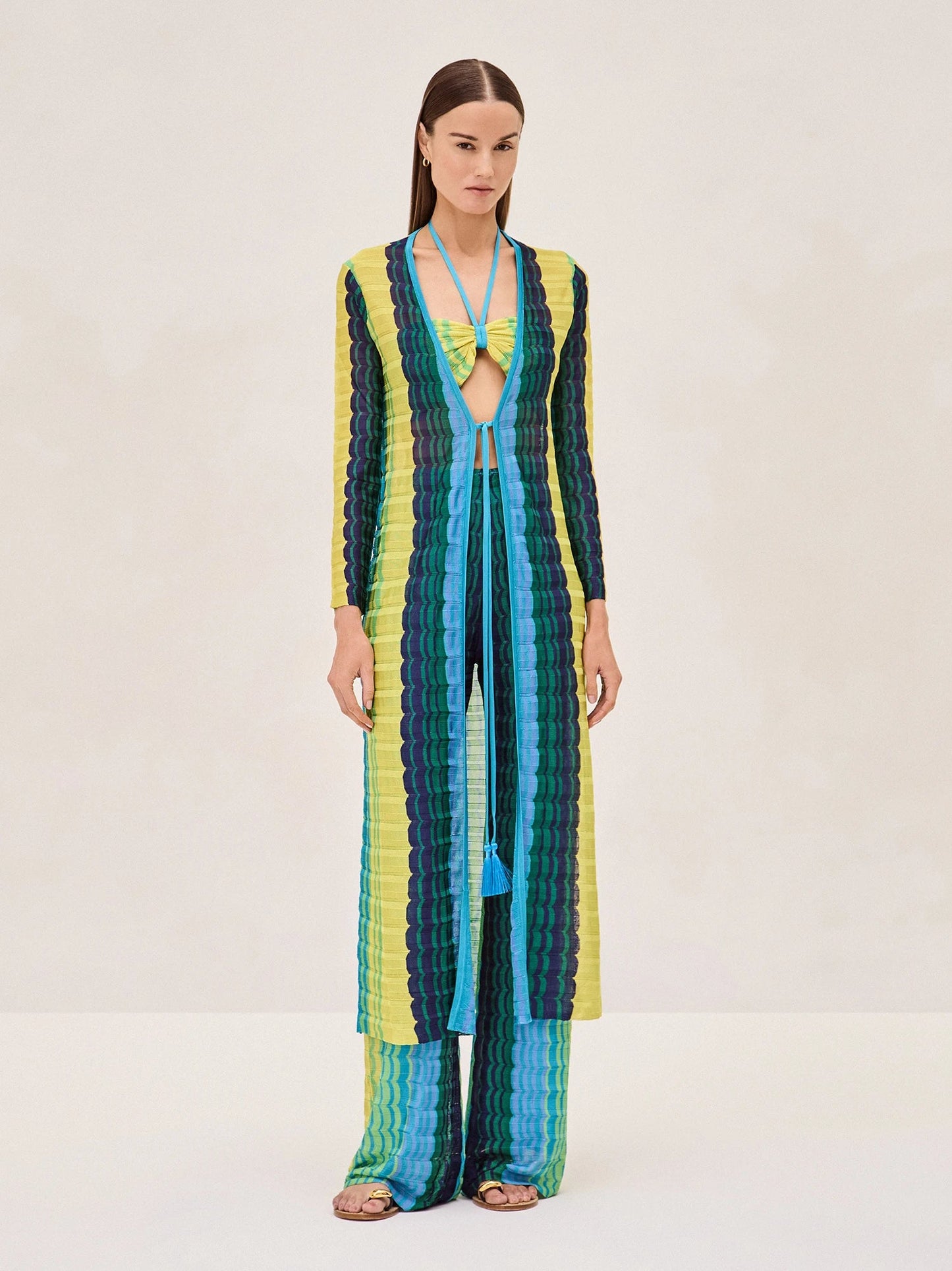 Retti Robe in Blue Multi - FINAL SALE