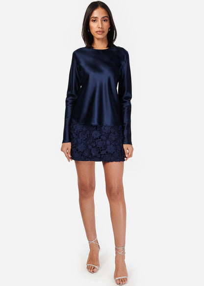 Shireen Top in Navy - FINAL SALE