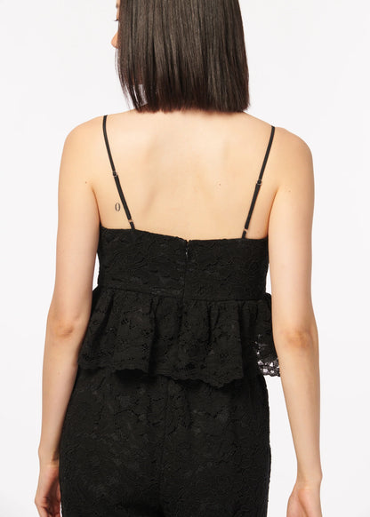 Alexandra Lace Bustier in Black