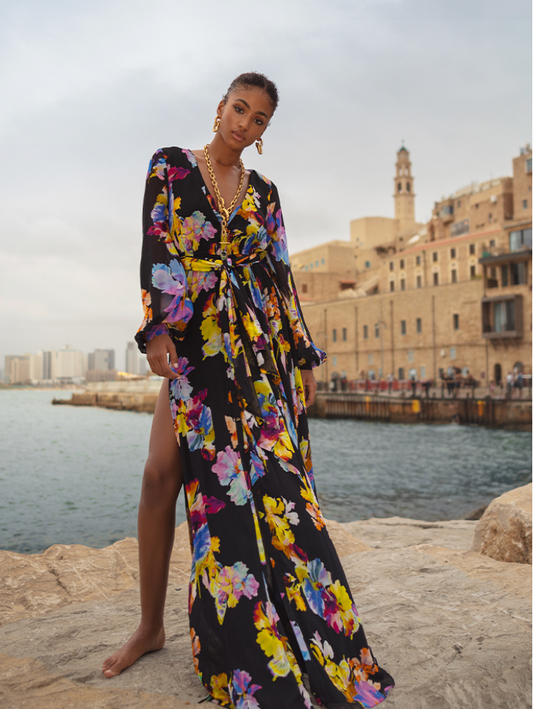 Quin Maxi Dress in Black