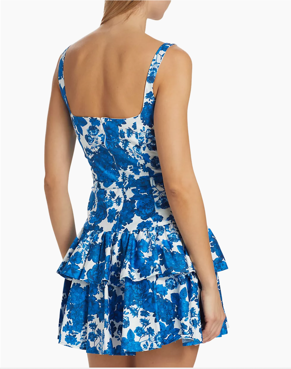 Cosette Dress in Blue Floral - FINAL SALE