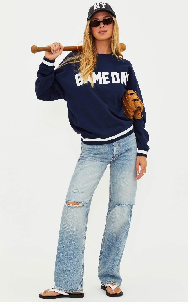 Devyn Sweatshirt Game Day Navy