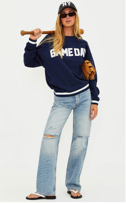 Devyn Sweatshirt Game Day Navy