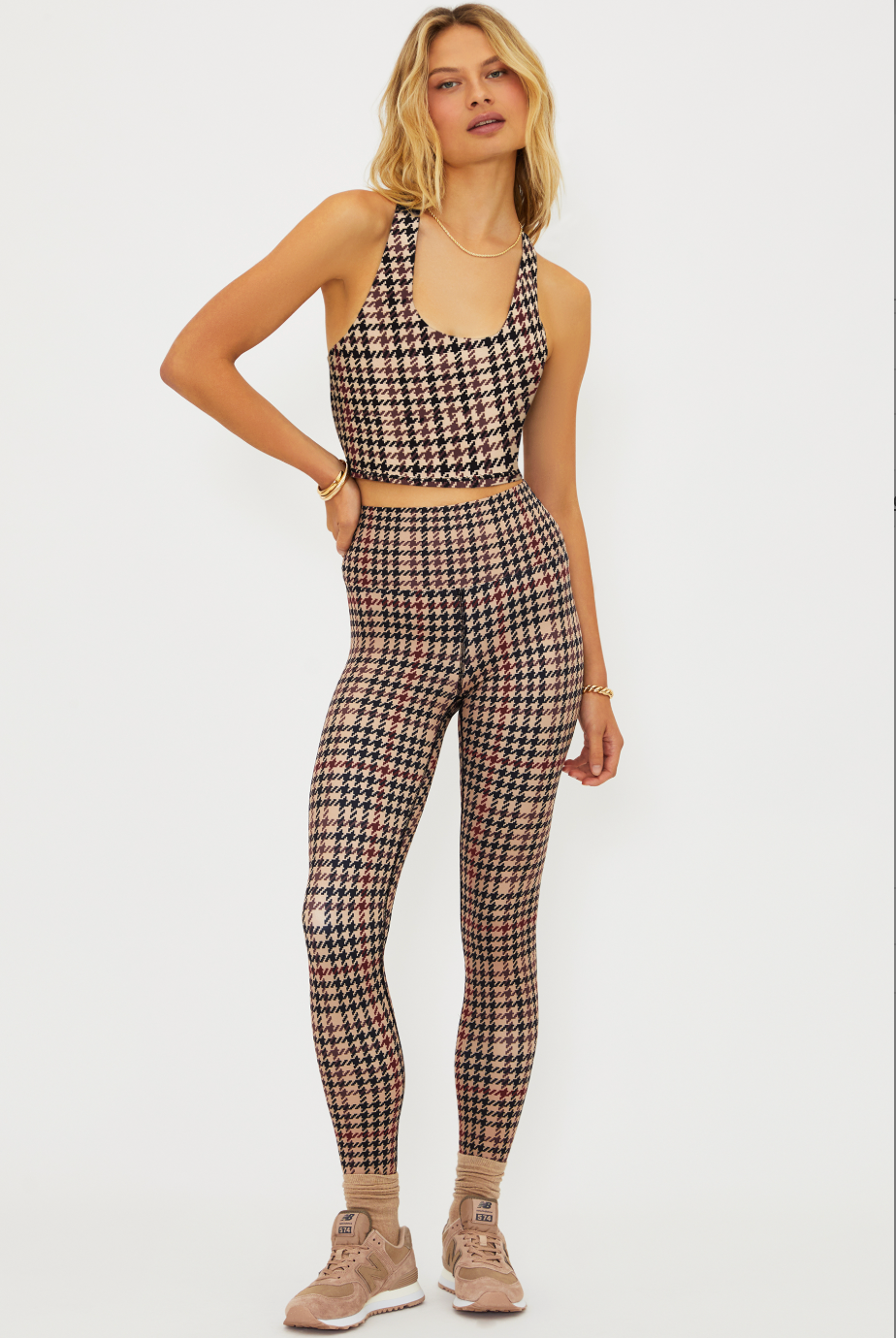 Piper Legging in Midnight Houndstooth