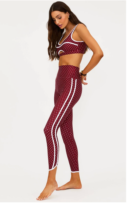 Moxie Top Crimson Dot