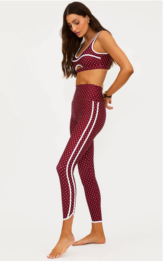 Moxie Top Crimson Dot