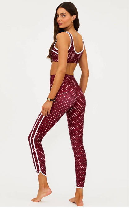 Moxie Top Crimson Dot