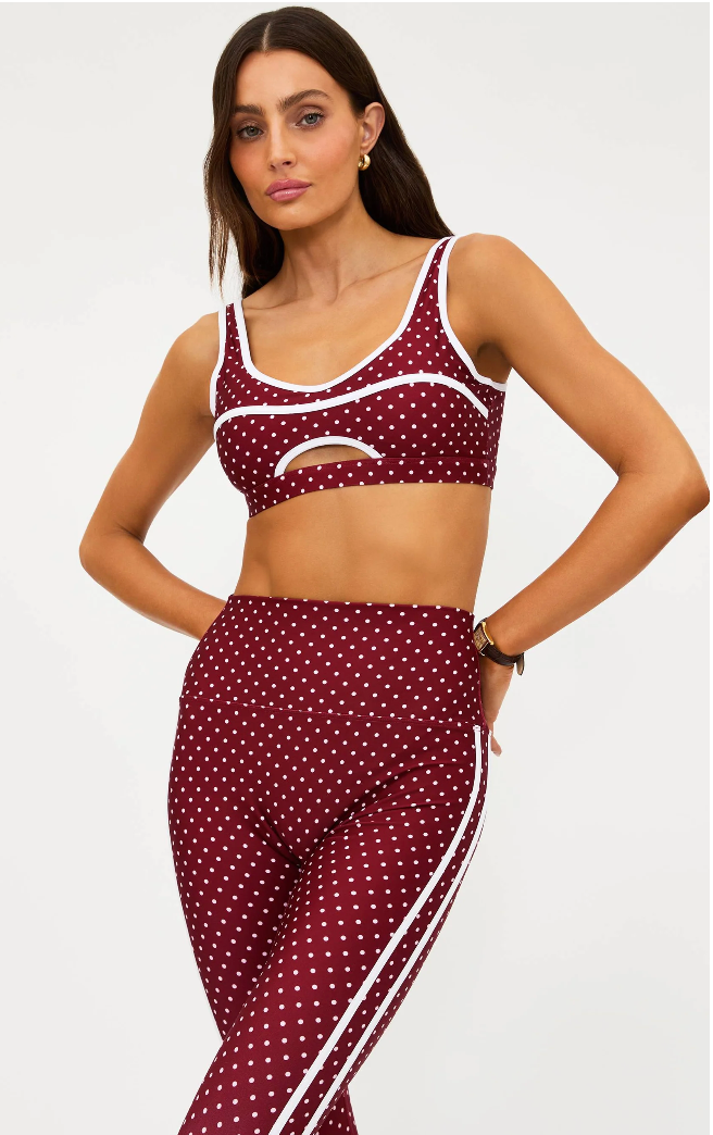 Rella Legging Crimson Dot