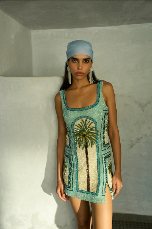 Palm Jumeirah Embroidered Dress