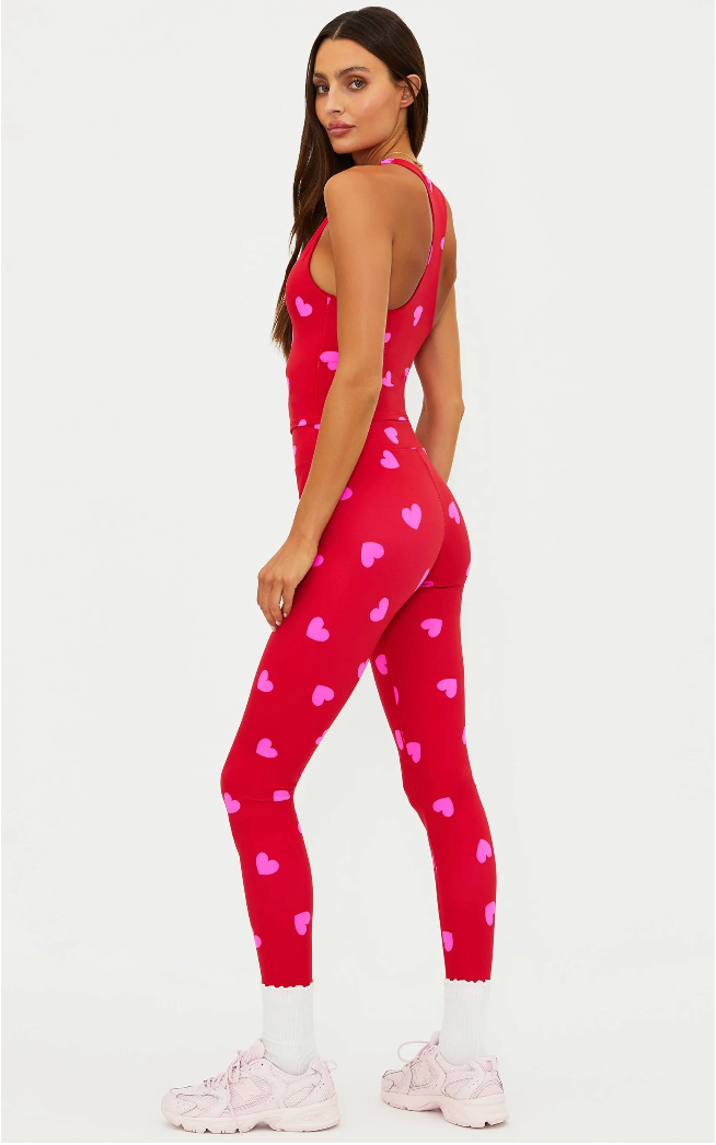 Piper Legging Royal Red Hearts