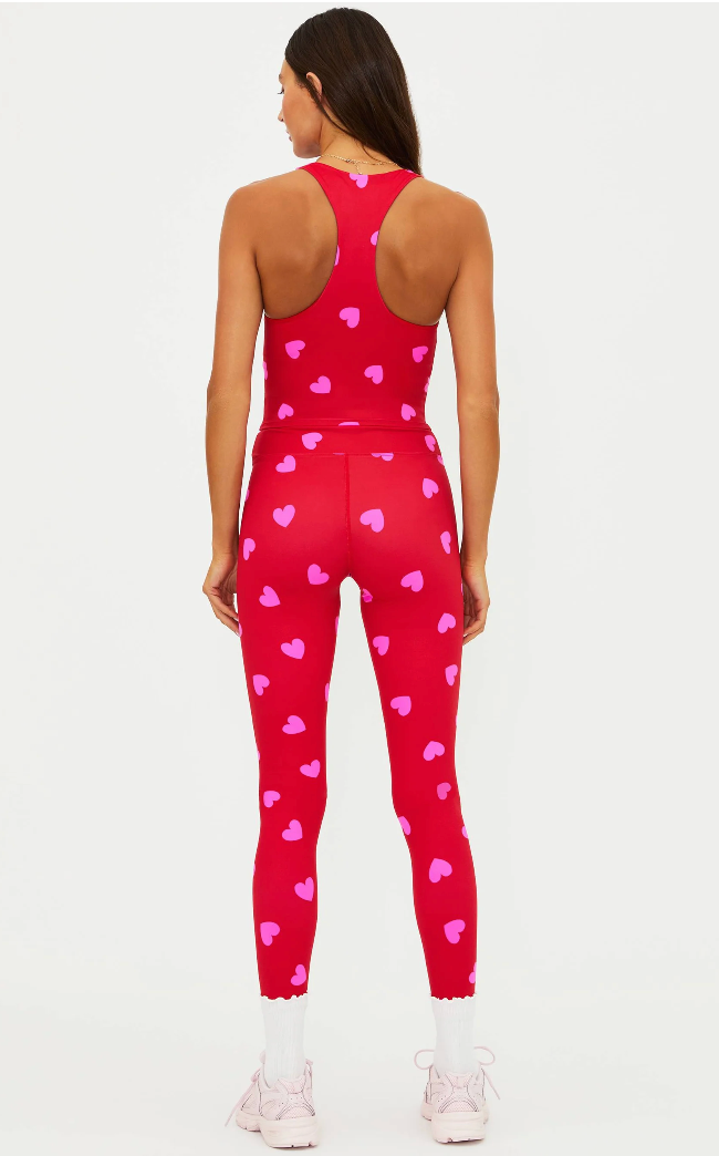 Piper Legging Royal Red Hearts