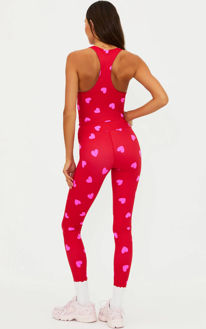 Piper Legging Royal Red Hearts