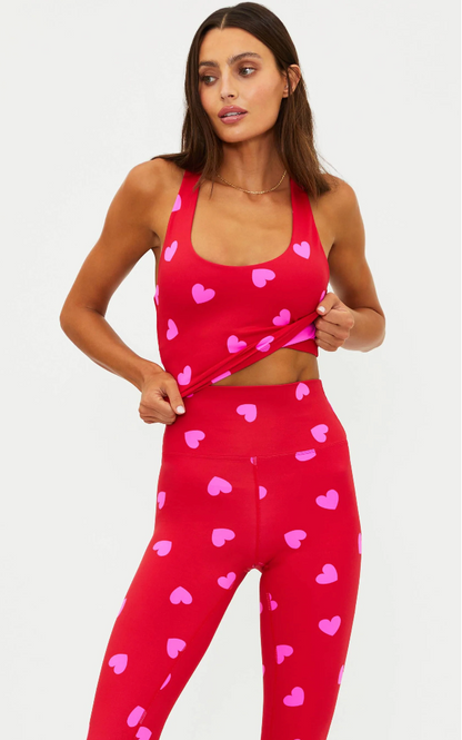 Yara Top Royal Red Hearts - FINAL SALE