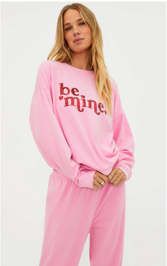 Devyn Oversized Sweatshirt Lovely Pink