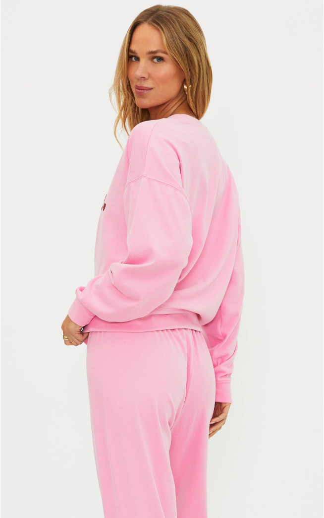 Devyn Oversized Sweatshirt Lovely Pink