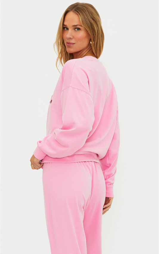 Devyn Oversized Sweatshirt Lovely Pink