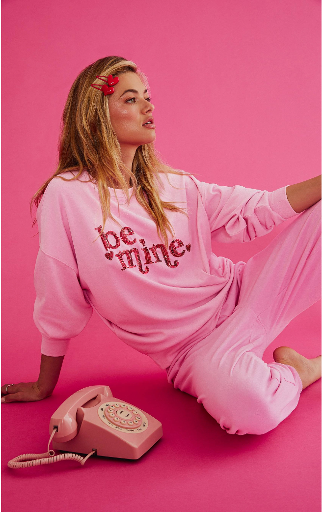 Devyn Oversized Sweatshirt Lovely Pink