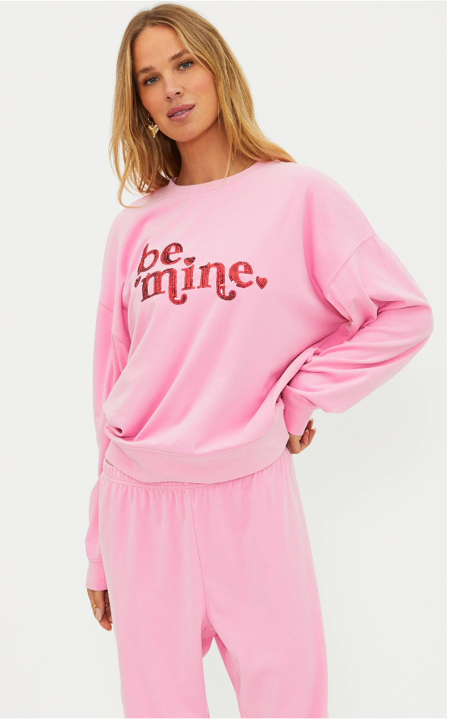 Devyn Oversized Sweatshirt Lovely Pink
