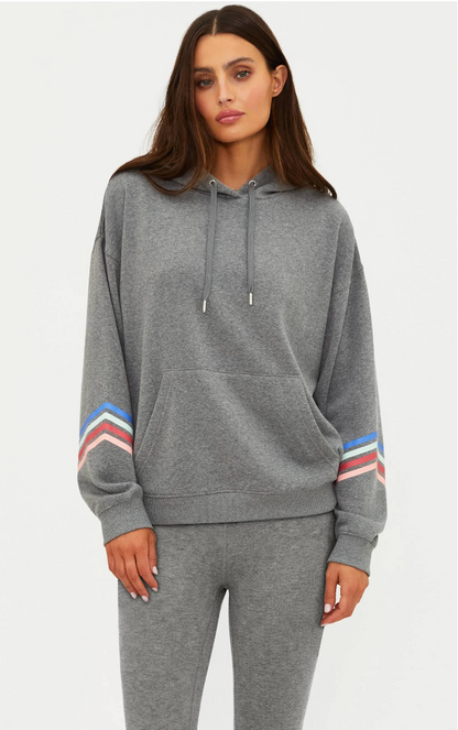 Dess Hoodie Horizon Heather Gray Soft Serve