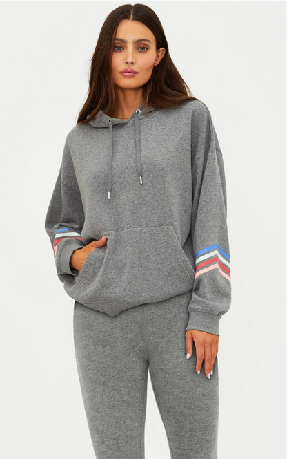 Dess Hoodie Horizon Heather Gray Soft Serve