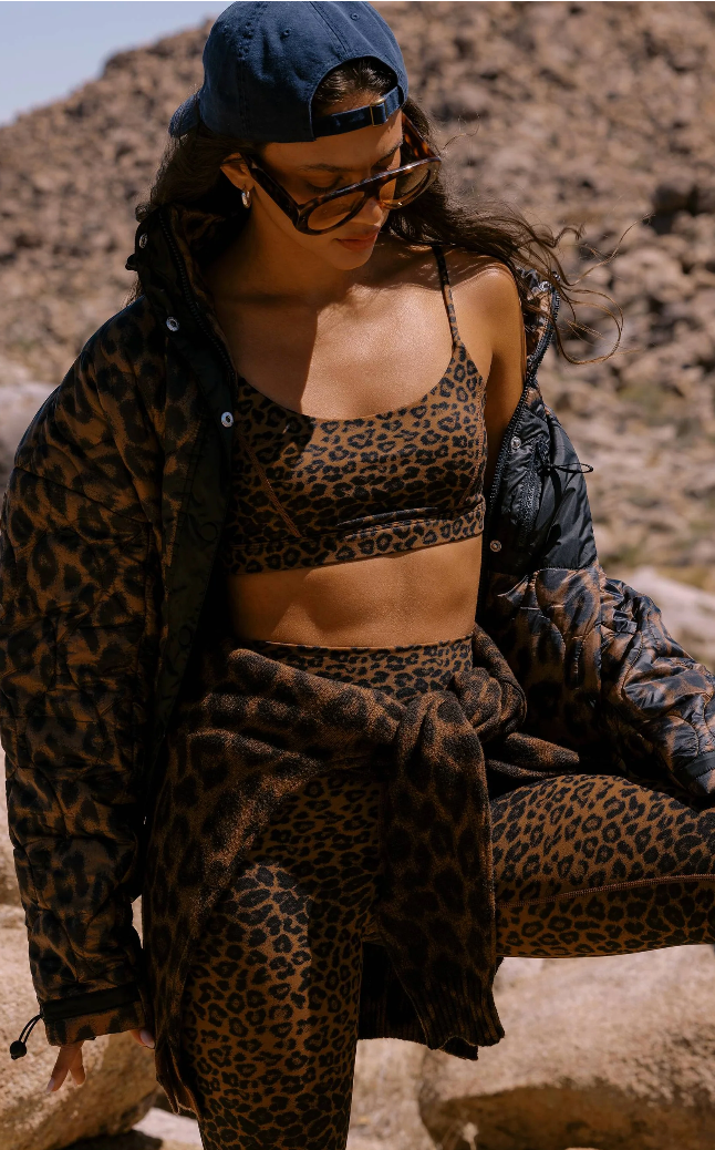Sara Top Caramel Leopard