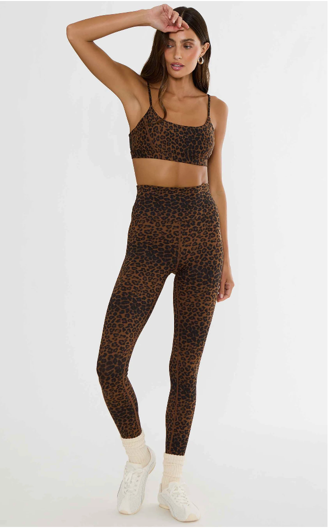 Sara Top Caramel Leopard