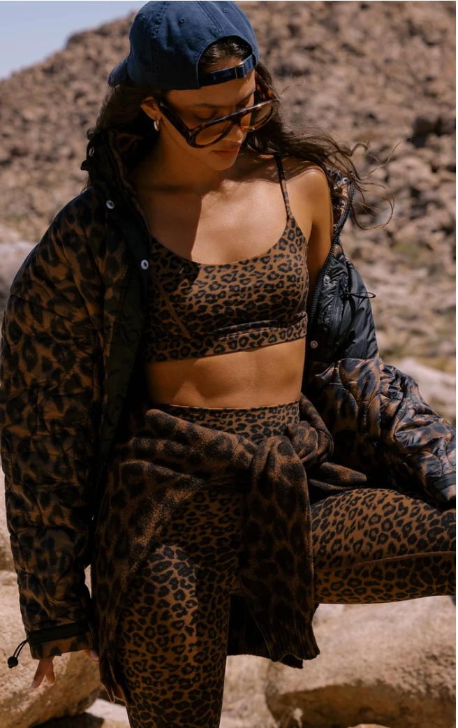Harvie Jacket Caramel Leopard