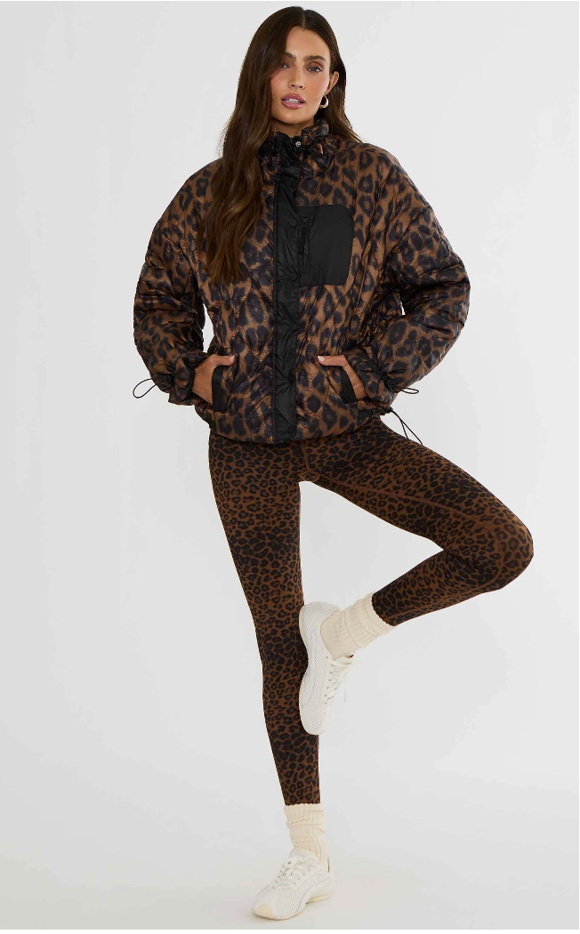 Harvie Jacket Caramel Leopard