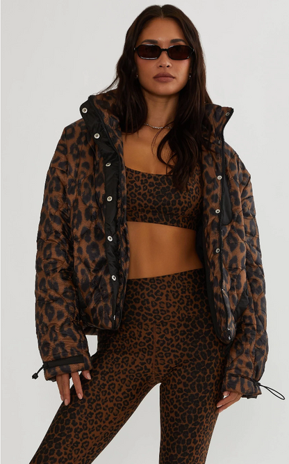 Harvie Jacket Caramel Leopard