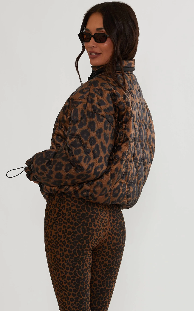 Harvie Jacket Caramel Leopard