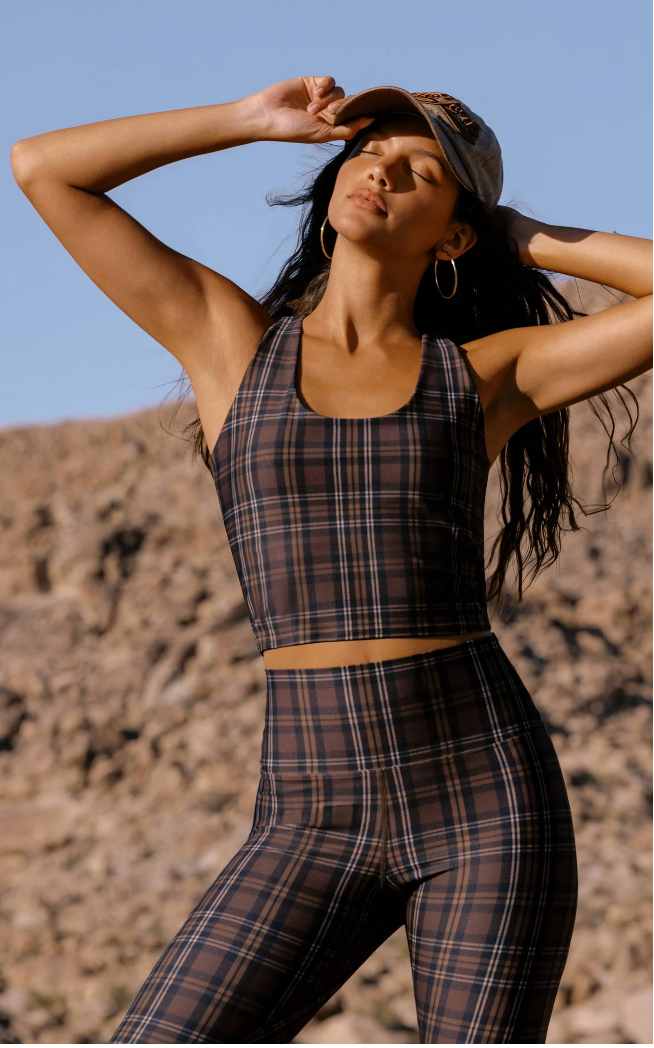 Piper Legging Chocolate Bar Plaid