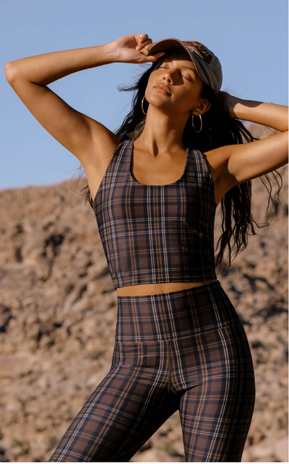 Piper Legging Chocolate Bar Plaid