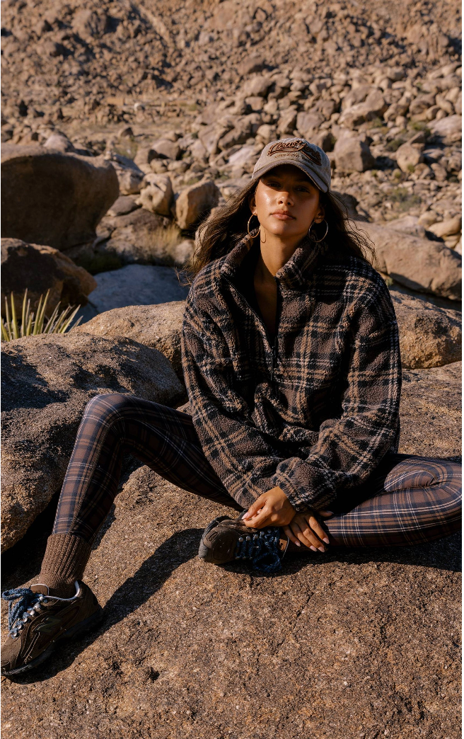 Piper Legging Chocolate Bar Plaid