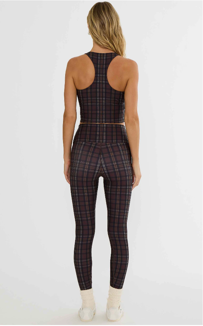 Piper Legging Chocolate Bar Plaid