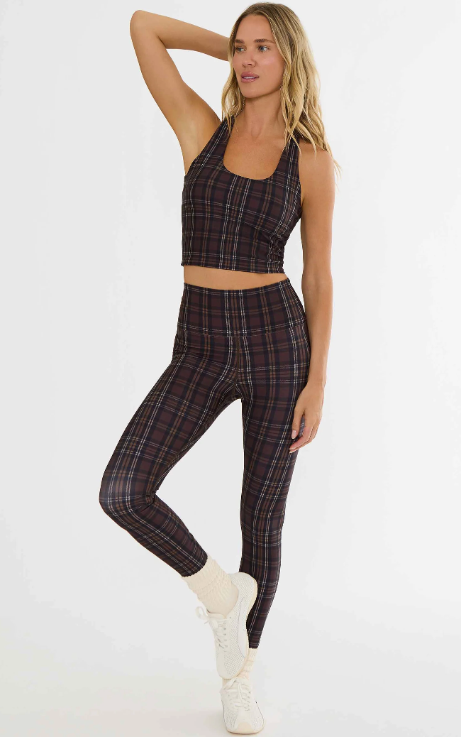 Piper Legging Chocolate Bar Plaid