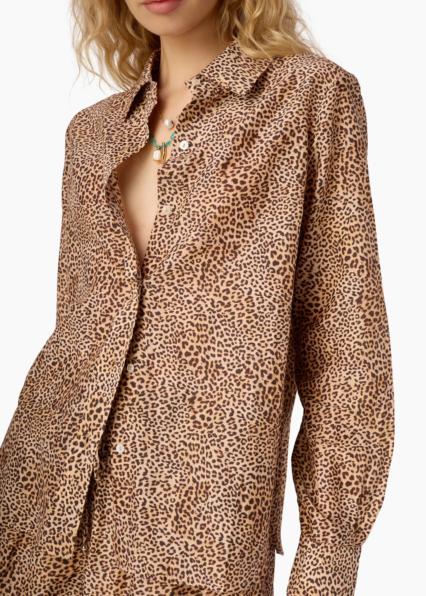 Rafella Silk Cotton Top Leo