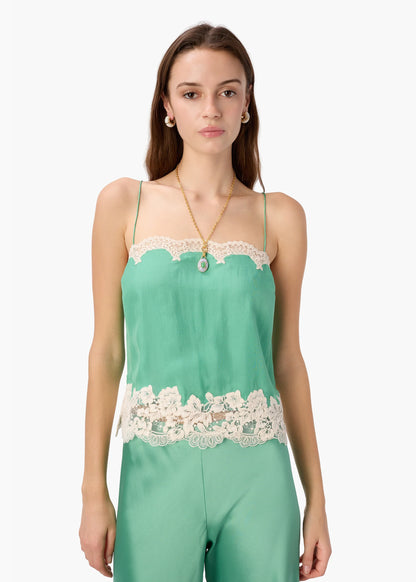 Maiya Silk Camisole Meadow
